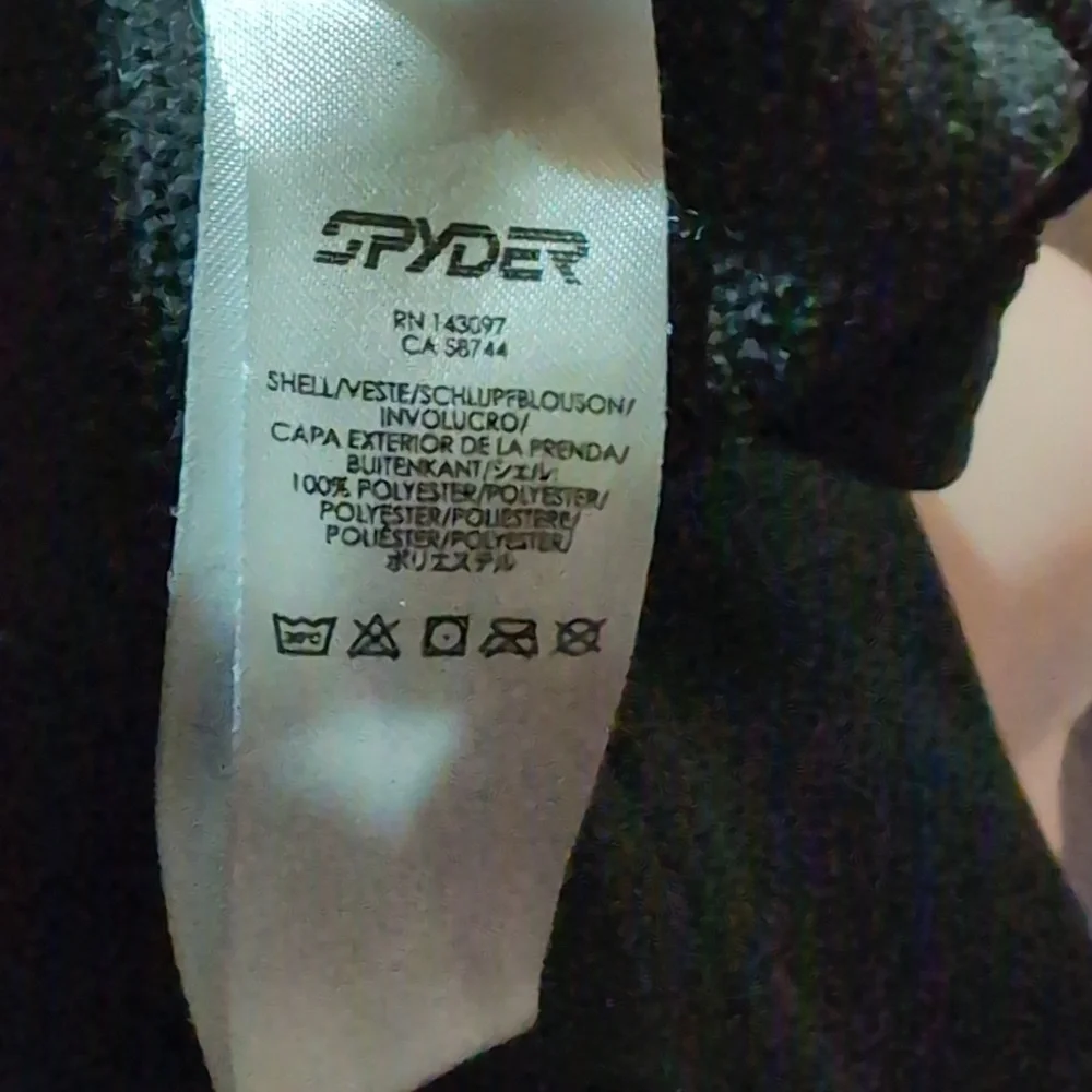 Spyder ladies core sweater black full zip jacket size medium - Picture 10 of 12